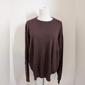Cashmere Merino Wool Crewneck Sweater